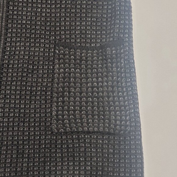 Fortune + Ivy Open Cardigan Sweater Women's Size Medium Black Grey Coatigan NWOT - Picture 12 of 16